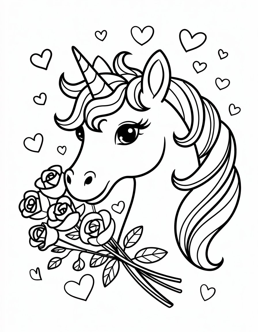Valentine's Day Unicorn